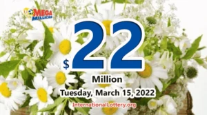 2022年3月11日的结果 – Mega Millions