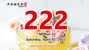 2022年3月30日的Powerball结果：有两位玩家中得了二奖。